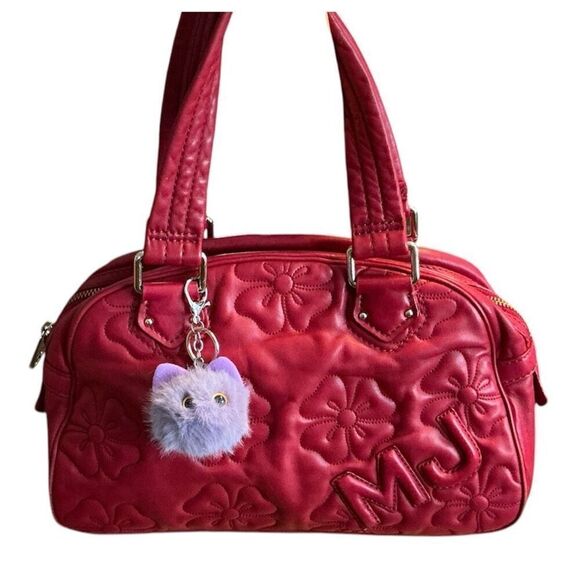 3 Darling Furry Kitty Cat Bag Charms or Keychains NWT - Picture 2 of 5